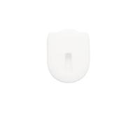 Coque de protection en silicone pour Xiaomi Tag, anti-chute, anti-poussière, anti-rayures, anti-chocs, peau souple pour localisateur de clés, accessoires avec crochet (blanc)