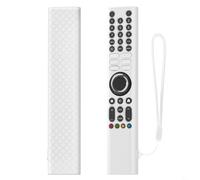 Coque de protection en silicone pour Xiaomi XMRM-P3 avec télécommande conçue pour un ajustement précis et une accessibilité complète des boutons (blanc)