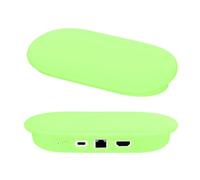 Coque De Protection En Silicone Souple Antichoc. Coque De Protection Anti-Chute Pour Console Google Tv Streamer (4k)--Luminous Vert