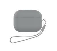 Coque de Protection en Silicone Souple Compatible avec Apple AirPods Pro 2e génération, 2022, LED Avant Visible (Gris)