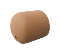 Coque de protection en silicone souple pour canne à pêche avec trous de drainage, matériau élastique respirant pour différentes tailles de canne à pêche (M, marron)