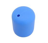Coque de protection en silicone souple pour canne à pêche avec trous de drainage, matériau élastique respirant pour différentes tailles de canne à pêche (S, bleu)