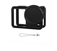 Coque de protection en silicone souple pour DJI Action 6 avec design flexible, alignement précis des trous, trous de cordon pré-percés pour une fixation sûre, facile à nettoyer et résistant à l'huile