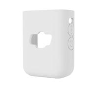 Coque de protection en silicone souple pour DJI Mic 2 - Émetteur de caméra de sport - Microphone sans fil - Protection anti-poussière - Accessoires de protection anti-chute, blanc, Unisexe