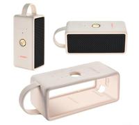 Coque de protection en silicone souple pour enceinte BT portable Emberton III - Résistante à la poussière et aux dommages causés par l'eau (blanc cassé)