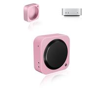 Coque de protection en silicone souple pour Mac mini M4/M4 Pro, résistante aux chocs et à l'usure, découpes de précision pour Mac mini M4/M4 Pro, rose