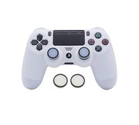 Coque de protection en silicone souple pour manette de jeu PS4, accessoire de jeu phosphorescent blanc
