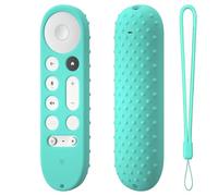Coque de protection en silicone souple pour télécommande Google TV Streamer 4K 2024 - Anti-poussière et anti-chute - Vert menthe