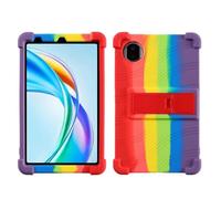 Coque de Protection en Silicone Souple, Support de sécurité, adapté à Huawei Honor Pad X7 8.7 "JMS-W09/L09 2025, Couverture complète, Anti-Chute(Rainbow Color)