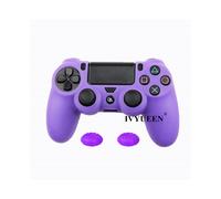 Coque de protection en silicone souple violet pour manette Sony PlayStation Dualshock 4 PS4 DS4 Pro