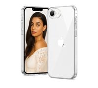 Coque de protection en silicone transparent pour Apple iPhone 16e, fine, en TPU souple, flexible, Crystal Clear