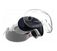Coque de Protection en TPU Compatible avec Apple Vision Pro, pour Casque Vision Pro VR 2024 (Transparent) (Transparent)