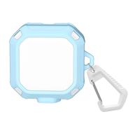 Coque de protection en TPU pour écouteurs Buds 4/4 Pro - Résistante aux chutes - Bleu et blanc