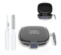 Coque de protection en TPU pour JBL Endurance Peak 4, résistante aux chocs, à la poussière et aux rayures, avec mousqueton et stylo de nettoyage, protection fiable pour le boîtier de chargement des