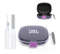 Coque de protection en TPU pour JBL Endurance Peak 4, résistante aux chocs, à la poussière et aux rayures, avec mousqueton et stylo de nettoyage, protection fiable pour l'étui de chargement des