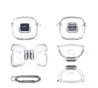 Coque de protection en TPU pour JBL Tune pour Flex 2 - Housse anti-poussière antichoc avec protection intégrale à 360° - Coque souple transparente pour écouteurs (transparent)