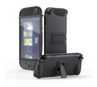 Coque de protection en TPU pour Nintendo Switch2 2025 avec fonction station d'accueil, support intégré pour une visualisation confortable et libération rapide pour le détachement de la manette