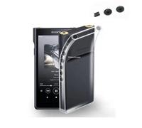 Coque de protection en Tpu souple avec bouchon anti-poussière en verre trempé pour Sony Walkman NW-WM1AM2 NW-WM1ZM2 - Type Clear and dust plug