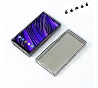 Coque de protection en TPU souple cristal clair pour Hiby R6 ProII 2023 - Type Black case and plug