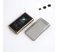 Coque De Protection En Tpu Souple Pour Sony Walkman Nw-Wm1am2 Wm1am2 Nw-Wm1zm2 Wm1zm2,Prise Anti-Poussière En Verre Trempé - Type Clear Black And Plug