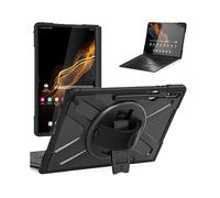 Coque de protection - ESTUFF - ATLANTA DEFENDER - Samsung Galaxy Tab S8 Ultra - Noir - Synthétique