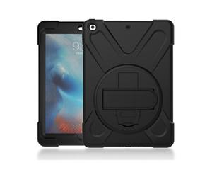 Coque de protection - ESTUFF - iPad Air - Noir - Design rigide - Sangles incluses