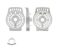 Coque de protection et couvercle de moteur de ventilateur de support avant pour ventilateurs électriques Airmate Design de refroidissement amélioré Partie en plastique Blanc