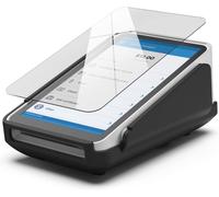 Coque de protection et protecteur d'écran pour lecteur de cartes Square Terminal-Coque rigide caoutchoutée avec base antidérapante et verre trempé (produits)-Noir