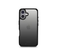 Coque de Protection Extreme Protect pour Apple iPhone 17 (Bumper D3O, sous Licence, Anti-Chocs, Anti-Chute et incassable, Coque pour Charge inductive, dégradé de Couleur) Noir