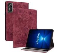 Coque de Protection FLOODKING Compatible Lenovo Legion Y700 (Gen 4) - Antichoc, Support Pliable, Découpes Précises, Légère et Portable, Matériau Premium-Rouge Rouge