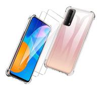 Coque de protection - Huawei - P Smart 2021 - Gel TPU - Verre trempé - Protection écran