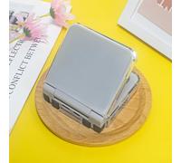 Coque de protection intégrale 360 degrés pour console de jeu Miyoo Flip Game Design absorbant les chocs et étanche Gris transparent