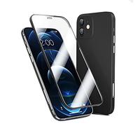 Coque de protection intégrale à 360° pour iPhone 12/12 Pro/12 Mini avec protection d'écran intégrée