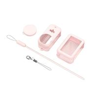 Coque de protection intégrale antichoc pour caméras d'action avec design de ventilation et housse en silicone avec dragonne