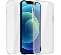 Coque de protection intégrale - AVIZAR - iPhone 12 / 12 Pro - Rigide et Souple - Blanc - Design Fin et Léger