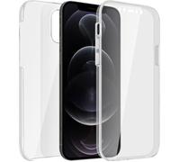 Coque de protection intégrale - AVIZAR - iPhone 12 Mini - Blanc - Design fin et léger - Accès aux fonctions