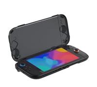 Coque de protection intégrale en polycarbonate rigide pour Nintendo Switch 2, coque antichoc à rabat pour console Nintendo Switch 2, accessoires anti-rayures (noir transparent)
