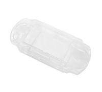 Coque de protection intégrale transparente pour console de jeu PSP 1000 - Résistante aux chocs et aux rayures - Avec support de film - Matériau PC