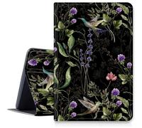 Coque de protection intelligente avec motif colibri à fleurs sauvages pour Samsung Galaxy Tab A9 8,7" 2023 (SM-X110/X115/X117), plusieurs angles de vue avec fonction de mise en veille automatique pour