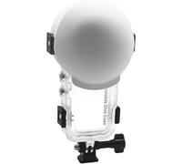 Coque de protection invisible en silicone pour objectif Insta360 X5 - Anti-rayures et anti-chute - Accessoires pour caméra d'action (blanc)