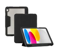 MOBILIS Coque de Protection Ultra renforcée Dos Transparent et Coins amortissants pour iPad 11'' 2025 (11th gen) iPad 10.9'' (10th gen) Black