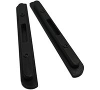 Coque de protection latérale pour console de jeu Switch 2, impression 3D, poignée de connexion, pare-chocs, contact latéral, accessoires de protection anti-poussière pour Switch2 (noir et noir)