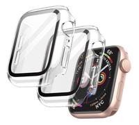 Coque de protection - LITTLE BOUTIK - Apple Watch 40mm - Transparent - Verre trempé - Pack x2