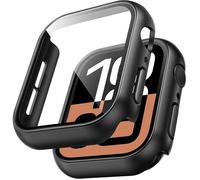 Coque de protection - LITTLE BOUTIK - Apple Watch 42mm - Couleur Noir - Verre trempé - Garantie 2 ans