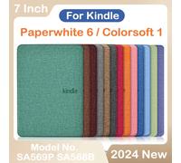 Coque de protection magnétique pour Kindle Paperwhite 6 et Colorsoft, 7 pouces, 12e génération, SA569P, SA568B, 7 pouces, 2024 Golden