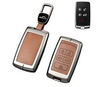 Coque de protection marron pour e voiture compatible avec Land Rover 2018-2023 Range Rover Sport Evoque Velar Discovery Vogue Jaguar E, I-PACE Discovery 5 boutons