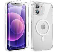 Coque de protection - MASSILIA TECH - IPHONE 12 / 12 pro - Transparent - Compatible MagSafe - Antichocs