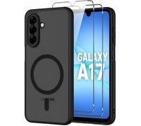 Coque de protection - MASSILIA TECH - SAMSUNG GALAXY A17 5G - MagSafe N52 - 2 verres trempés - Noir
