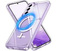 Coque de protection - MASSILIA TECH - Samsung Galaxy S22 Plus - Compatible MagSafe - Transparent - Antichocs