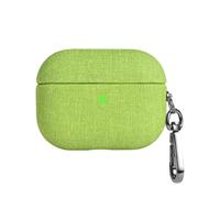 Coque de protection minimaliste en flanelle pour écouteurs - Design résistant aux chocs - Accès facile au port de charge - Finition texturée - Couverture en tissu minimaliste